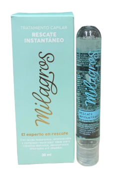 AMPOLLETA CAPILAR RESCATE INSTANTANEO MILAGROS X 30 ML