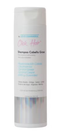 SHAMPOO GRASO DE AJI CLICK HAIR X 300 ML